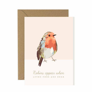 Robin Loved Ones Are Near Card