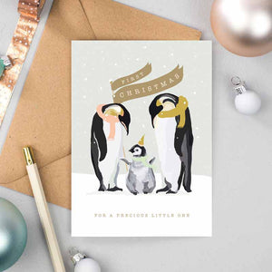 Baby's First Christmas Polar Parade Card
