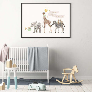 Be a Little Wild Print