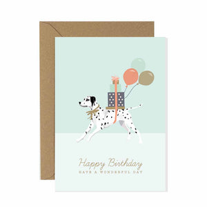 Dalmatian Birthday Card