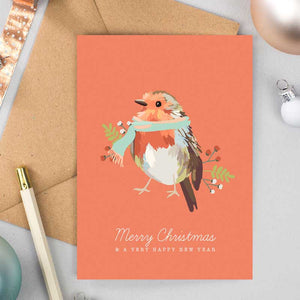 Festive Robin Christmas Cards