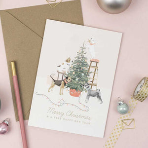 Festive Terrier Christmas Cards
