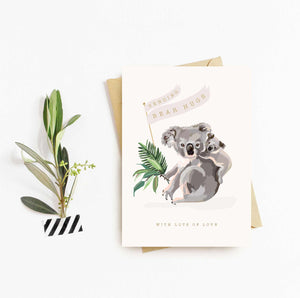 Koala Bear Hugs Card