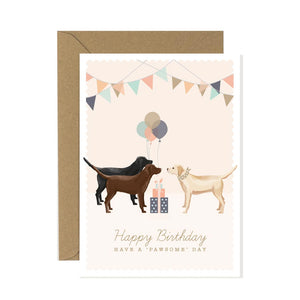 Labrador Birthday Card