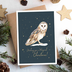Owl Magical Christmas Cards