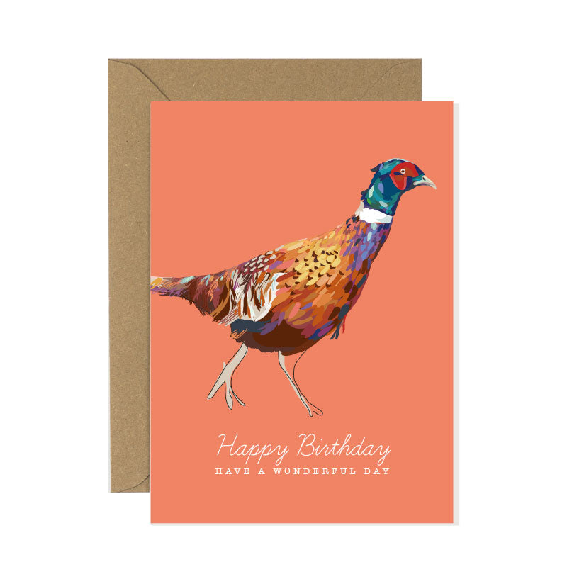 Funny Birthday Card - Birthday Pheasant