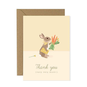 Rabbit Thank You Card