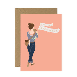 The Very Best Mama Greeting Card