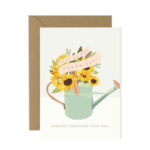 Sunflowers Thank You Card